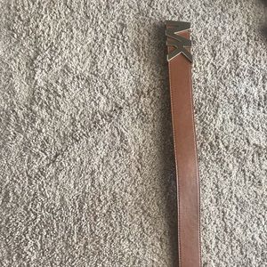 Micheal Kors brown Belt with gold buckle